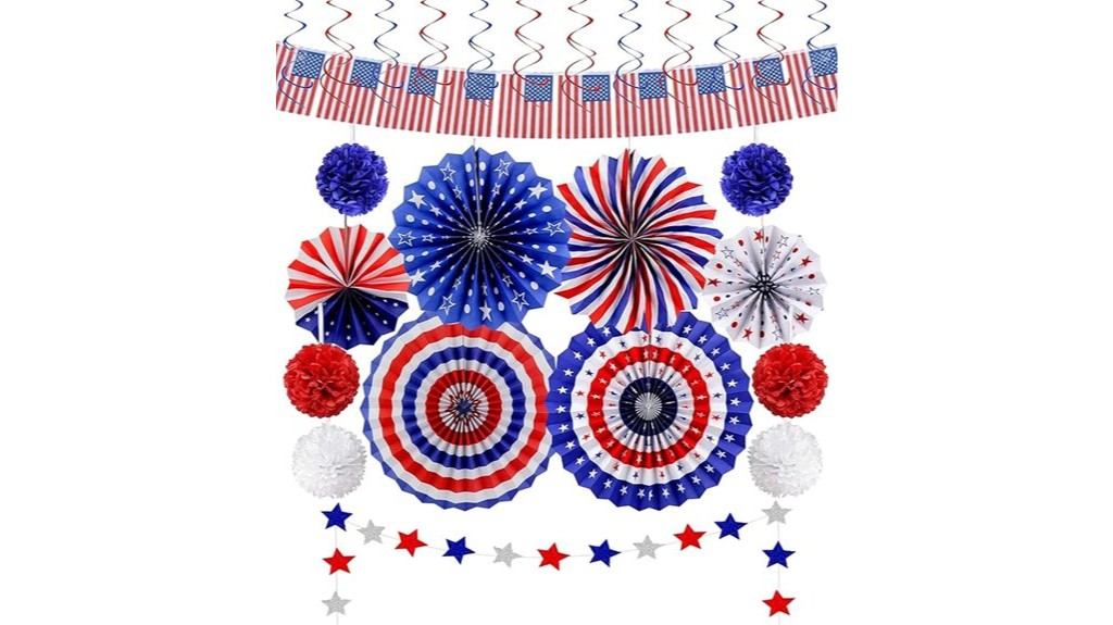 26 patriotic decorations set