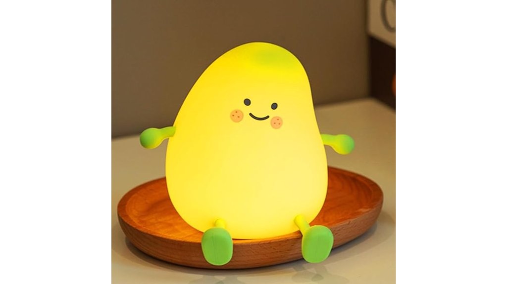 adorable mango themed night light