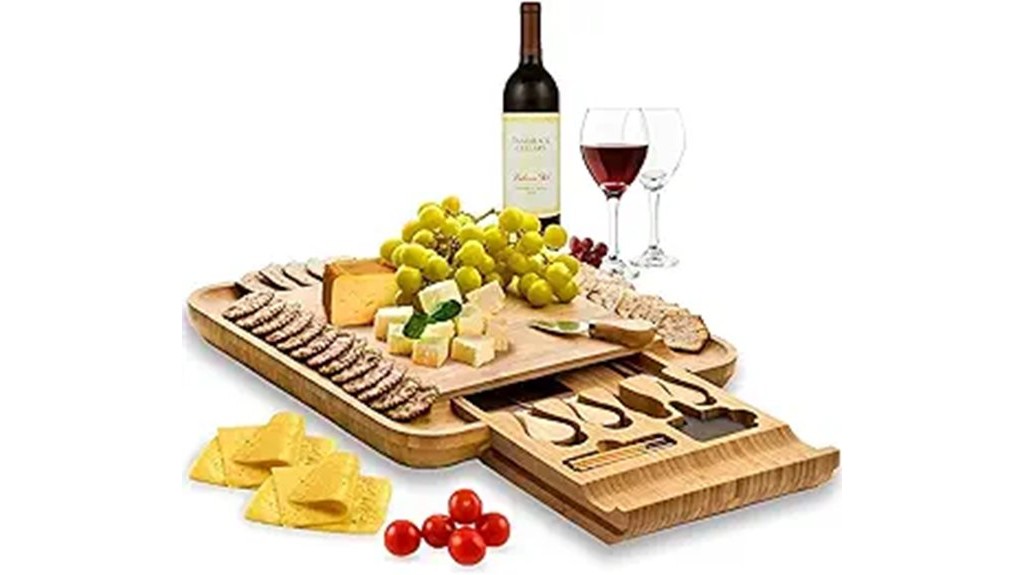 bamboo charcuterie board gift