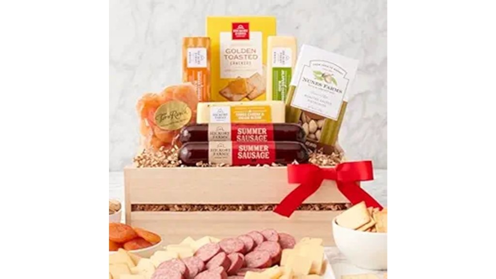 california meat cheese crate