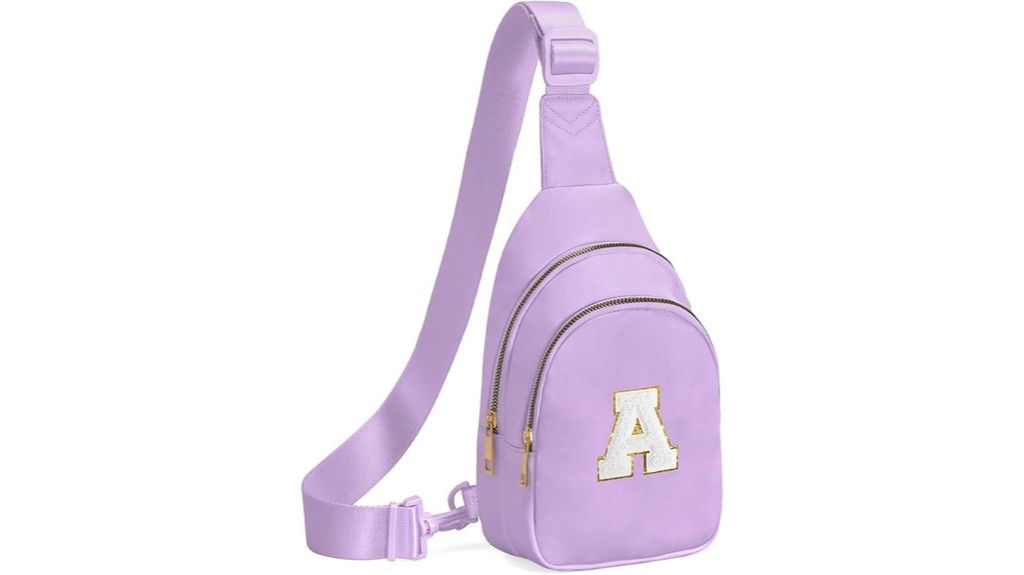 girls birthday sling bag