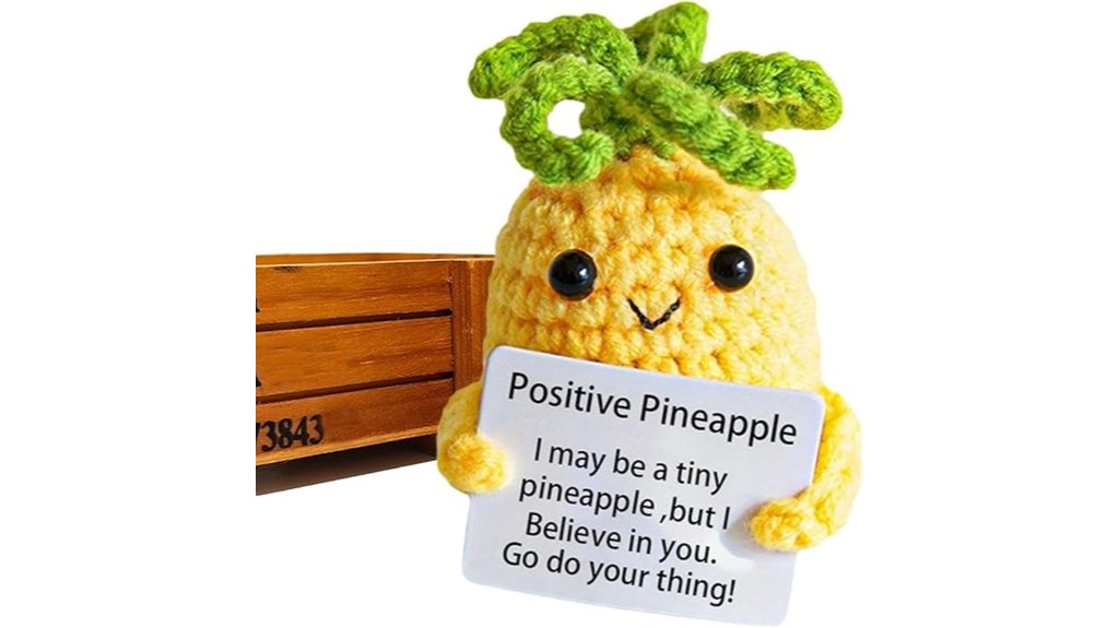 handmade crochet pineapple doll