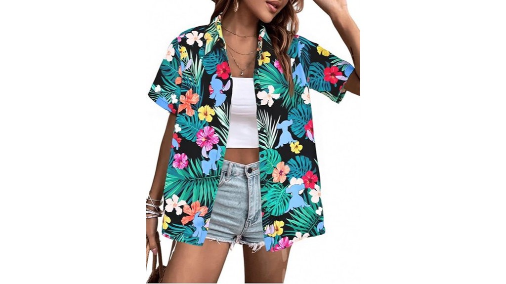 hawaiian graphic family shirt