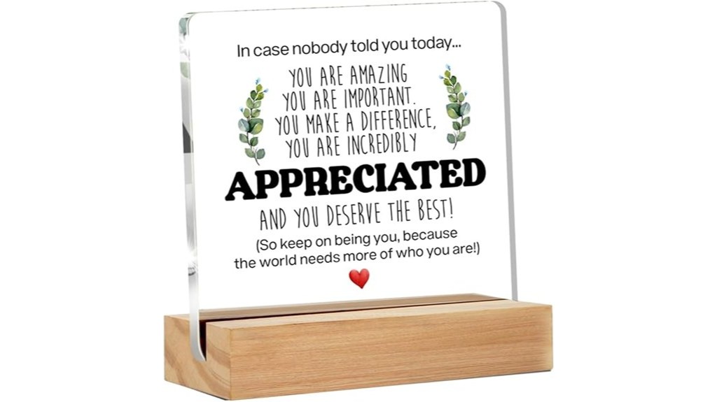 inspirational desk sign decor