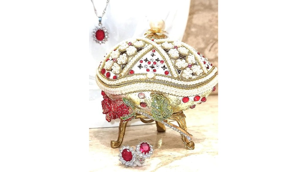 luxury faberg egg jewelry