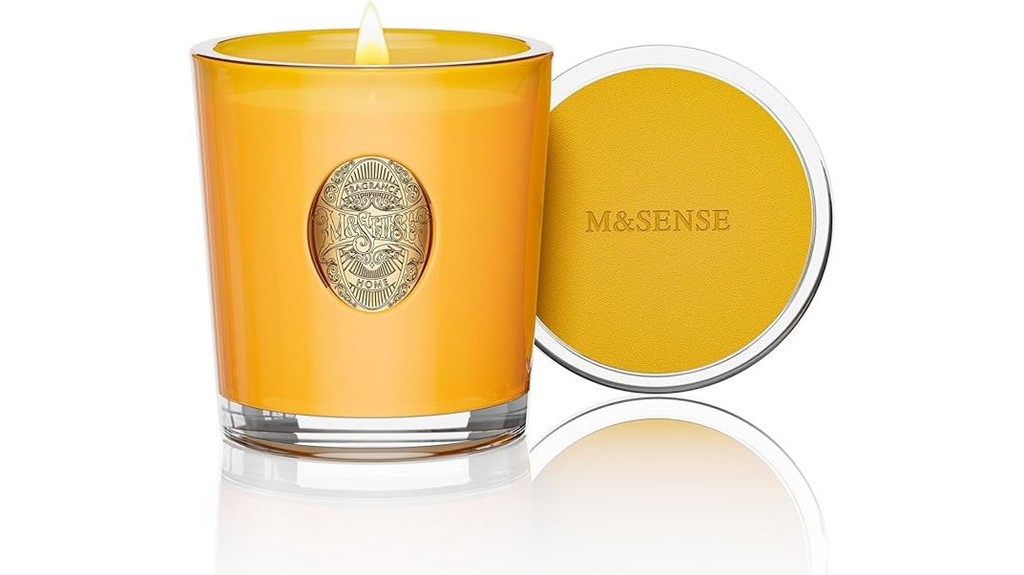 mango musk scented candle