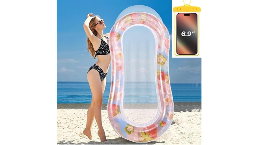 mesh headrest pool float