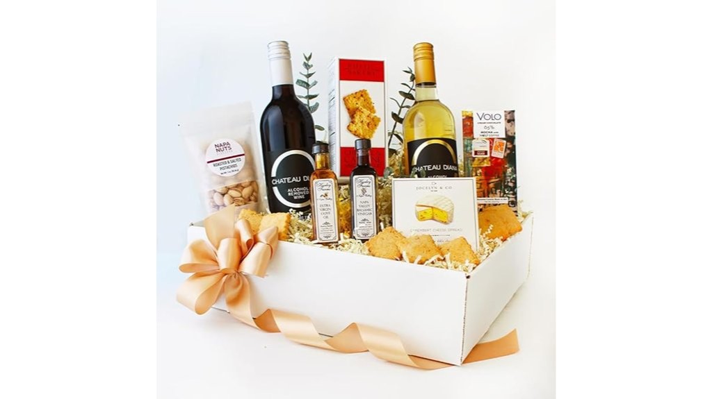 non alcoholic wine gift basket