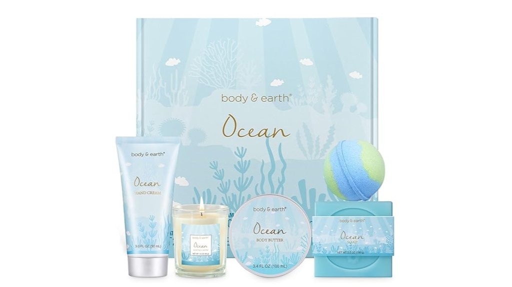 ocean scented spa set