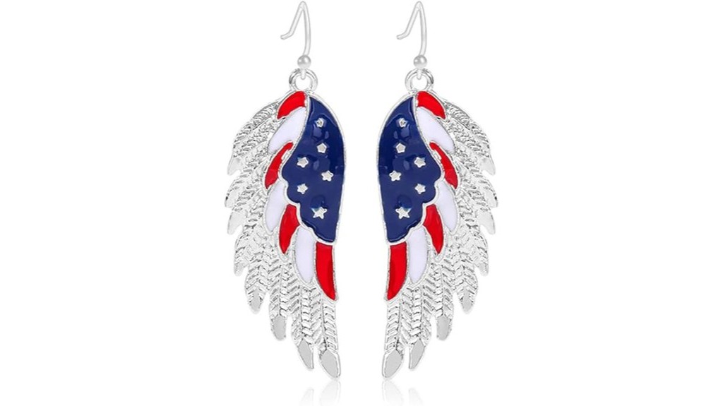 patriotic earrings for celebration
