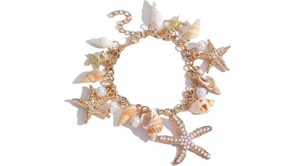 starfish themed women s bracelet