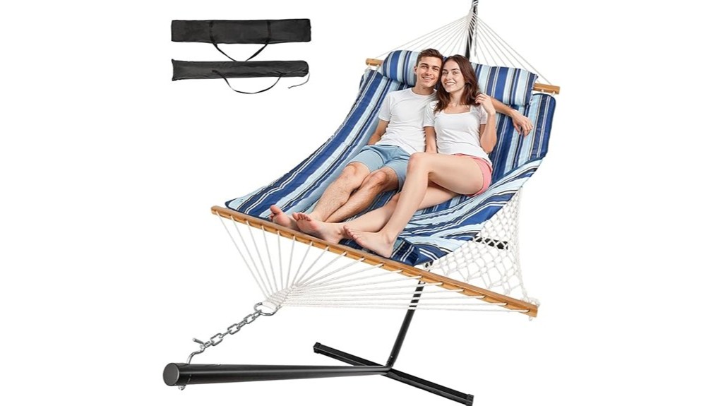 two person hammock with stand