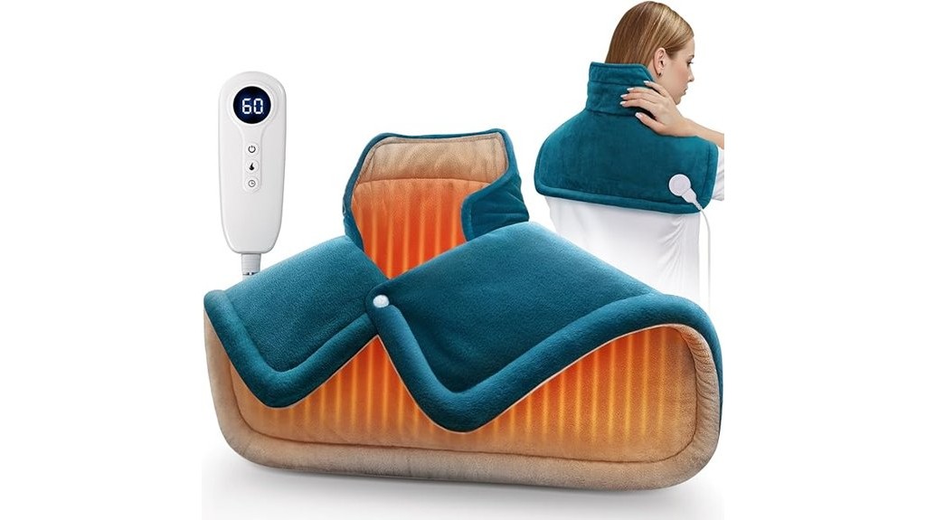 weighted neck and shoulder heating